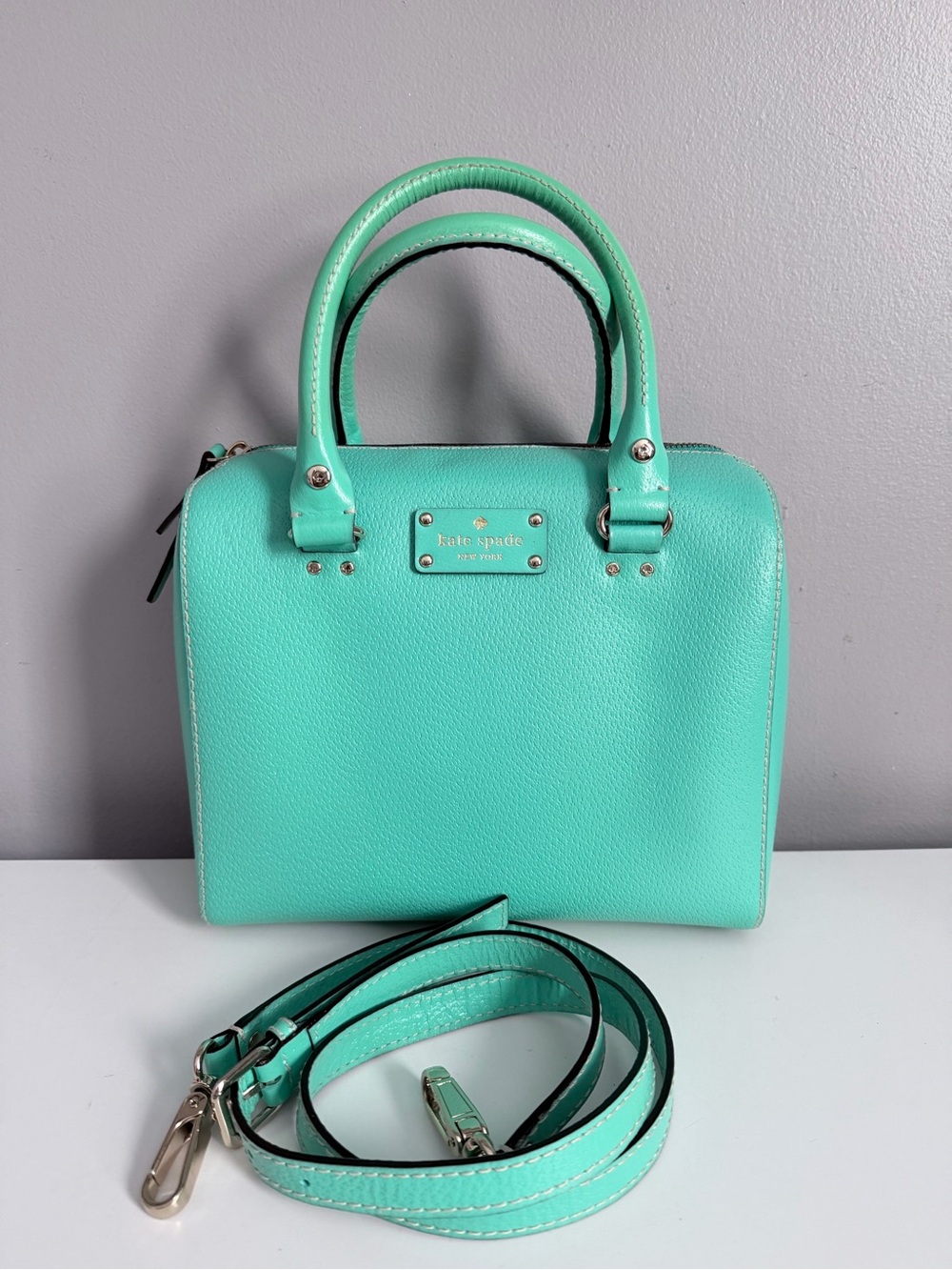 Kate Spade Alessa Wellsley Leather Satchel